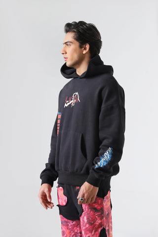 "Dil ki awaz" black hoodie