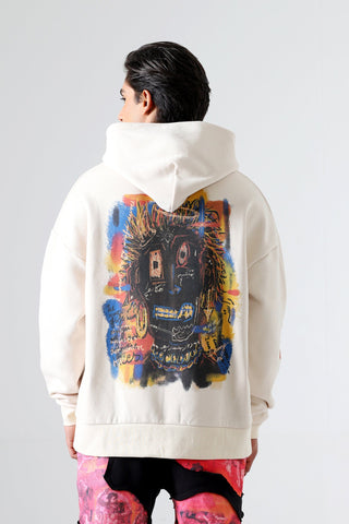 "Hamesha thaka howa" beige hoodie