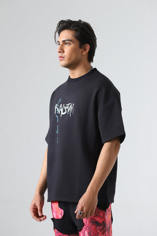 "Is this it?" black T-shirt
