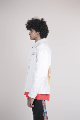 Lahori Raw Silk Jacket - Rastah