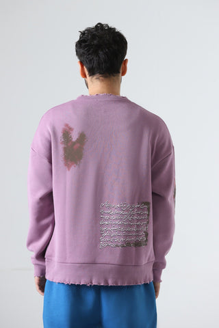 "The feeling is mutual" lavender sweatshirt