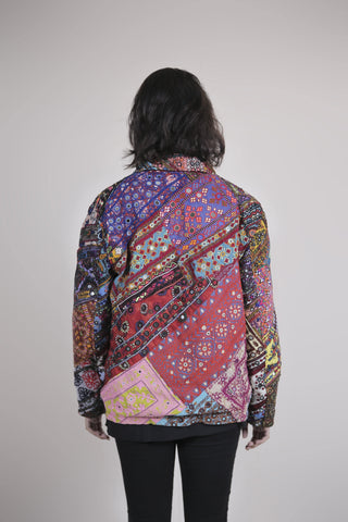 Embroidered Patchwork Jacket - Rastah