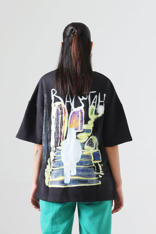 "Is this it?" black T-shirt