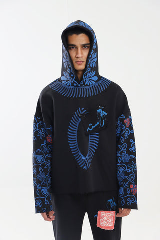 SURVEILLANCE BLOCK PRINT HOODIE - Rastah
