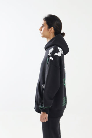 "CAMERA KI AANKH" HAND PRINTED HOODIE - Rastah