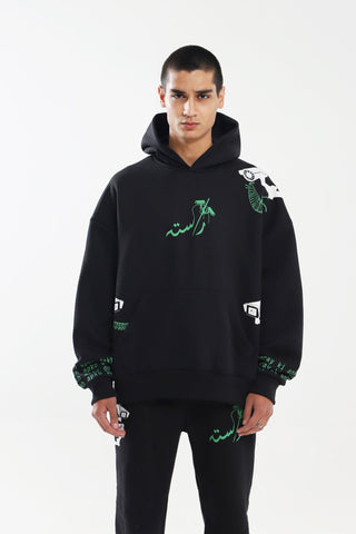 "CAMERA KI AANKH" HAND PRINTED HOODIE - Rastah