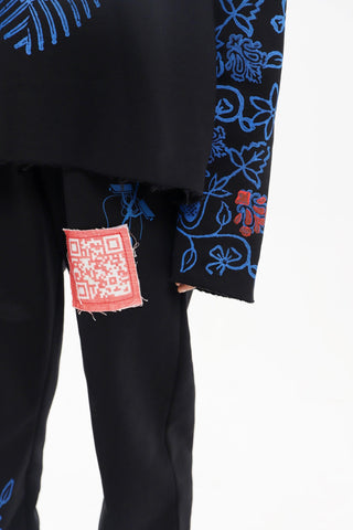 "SURVEILLANCE" BLOCK PRINT SWEATPANTS - Rastah