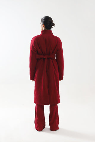 RED LADIES KHADDAR PANT - Rastah