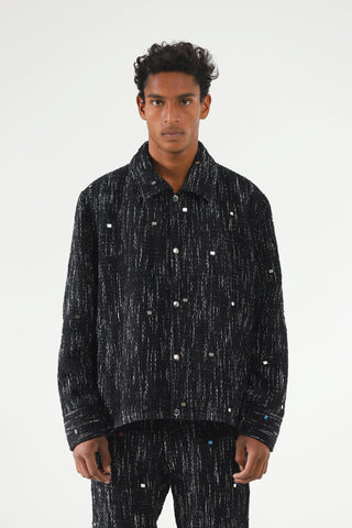 Handwoven mirror jacket