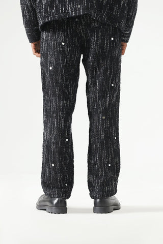 Handwoven mirror trousers