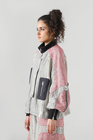 "Kasuri" tactical handwoven jacket
