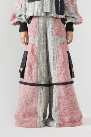 "Kasuri" handwoven trousers