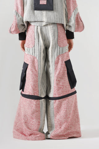 "Kasuri" handwoven trousers