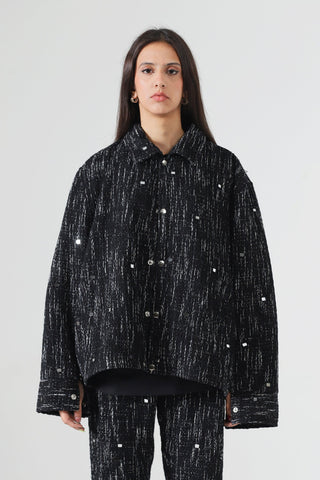 Handwoven mirror jacket