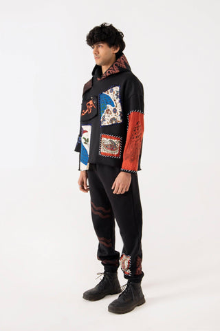 MUTATION BLOCKPRINT HOODIE - Rastah