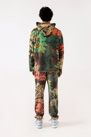 JUNGLE PRINTED HOODIE - Rastah