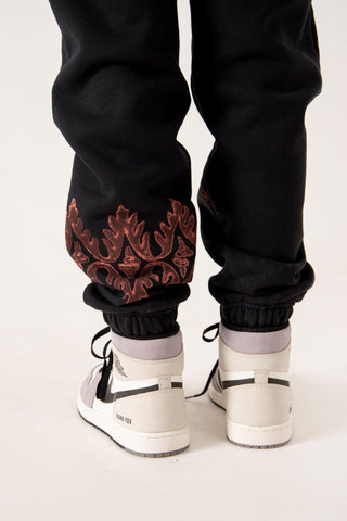 MUTATION HOODIE BLOCKPRINT SWEATPANTS - Rastah