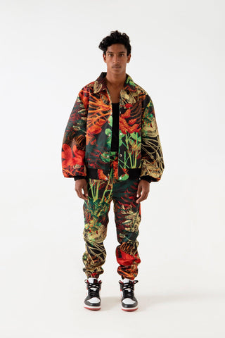 JUNGLE PRINT OVERSIZED BOMBER - Rastah