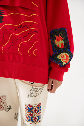 THE MADMAN - RED HOODIE - Rastah