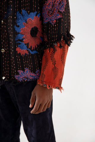 FIRE POPPY TWILL JACKET - Rastah