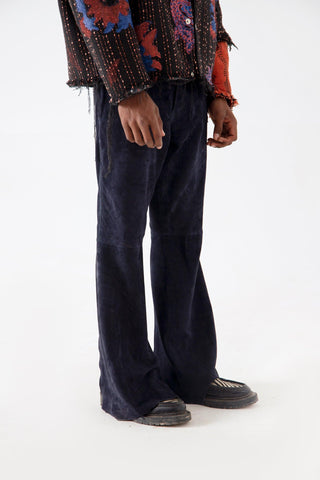 BLUE SUEDE PANTS - Rastah