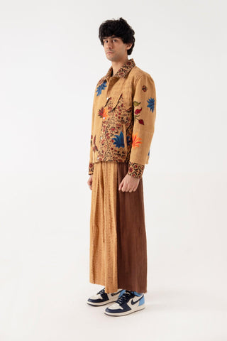 "LAHORE WITH LOVE" PLEATED PANTS - Rastah