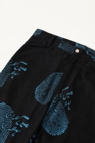 "WHO AM I" HAND PRINTED TROUSERS - Rastah