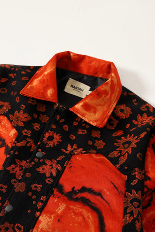 "IDENTITY" BLOCKPRINT JACKET - Rastah