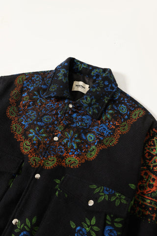 "LOST IN TRANSLATION" BLOCKPRINT BOMBER VERSION 3 - Rastah