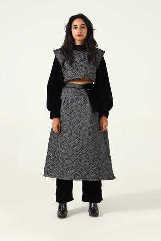 QUILTED SATIN TOP - Rastah