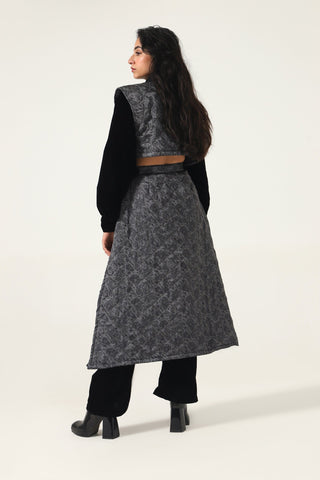 QUILTED SATIN TOP - Rastah