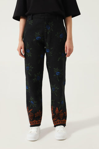 BLOCK PRINTED "GARDEN" PANTS - Rastah