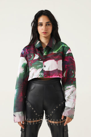 PRINTED CROPPED SHIRT - Rastah