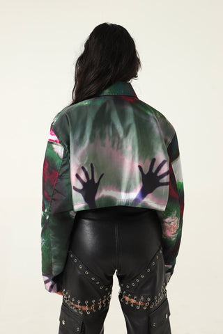 PRINTED CROPPED SHIRT - Rastah