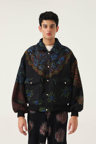 "LOST IN TRANSLATION" BLOCKPRINT BOMBER VERSION 3 - Rastah