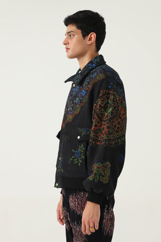 "LOST IN TRANSLATION" BLOCKPRINT BOMBER VERSION 3 - Rastah