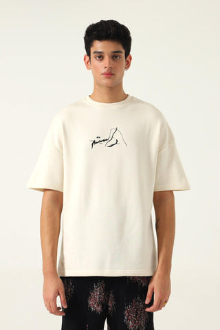 "DESTINY" BEIGE T SHIRT - Rastah