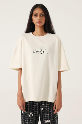 "DESTINY" BEIGE T SHIRT - Rastah