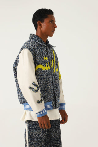 UJBESOKE X RASTAH VARSITY BOMBER - Rastah