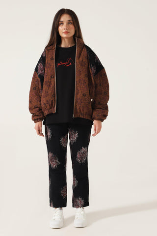 BLOCK PRINTED PUFFER JACKET - Rastah