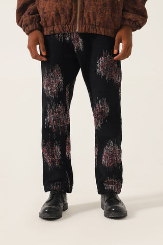 FLORAL WARP PRINT PANTS - Rastah