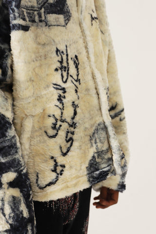 "FROM LAHORE WITH LOVE" SHERPA JACKET - Rastah