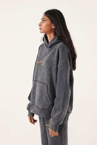 "BRAIN WASH" ACID GREY HOODIE - Rastah