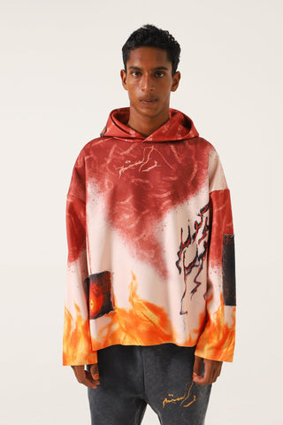 "THIS IS LIFE" ABSTRACT HOODIE - Rastah