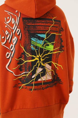 "ENLIGHTENMENT" RUST HOODIE - Rastah