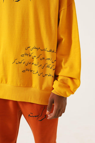"RAQS E ZANJEER" PRINTED SWEATSHIRT - Rastah