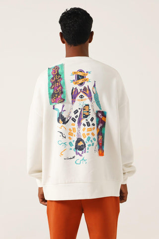 "EMPTY HEARTS" CREME SWEATSHIRT - Rastah