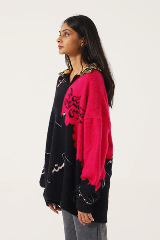 "EMPTY HEARTS" FURRY SWEATER - Rastah