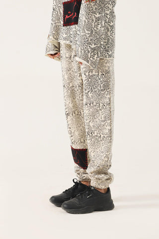 "PARADOX" BLOCK PRINT SWEATPANTS - Rastah