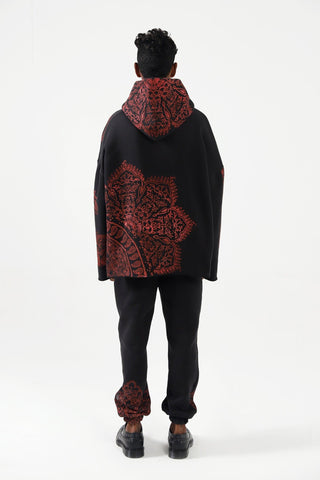 "KALAMKAAR" VERSION 2 BLOCKPRINT HOODIE - Rastah